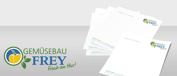 Gemüsebau Frey: Briefbogen