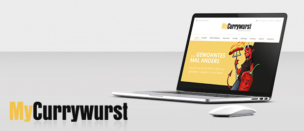 Werbeagentur Karlsruhe Internetauftritt MyCurrywurst